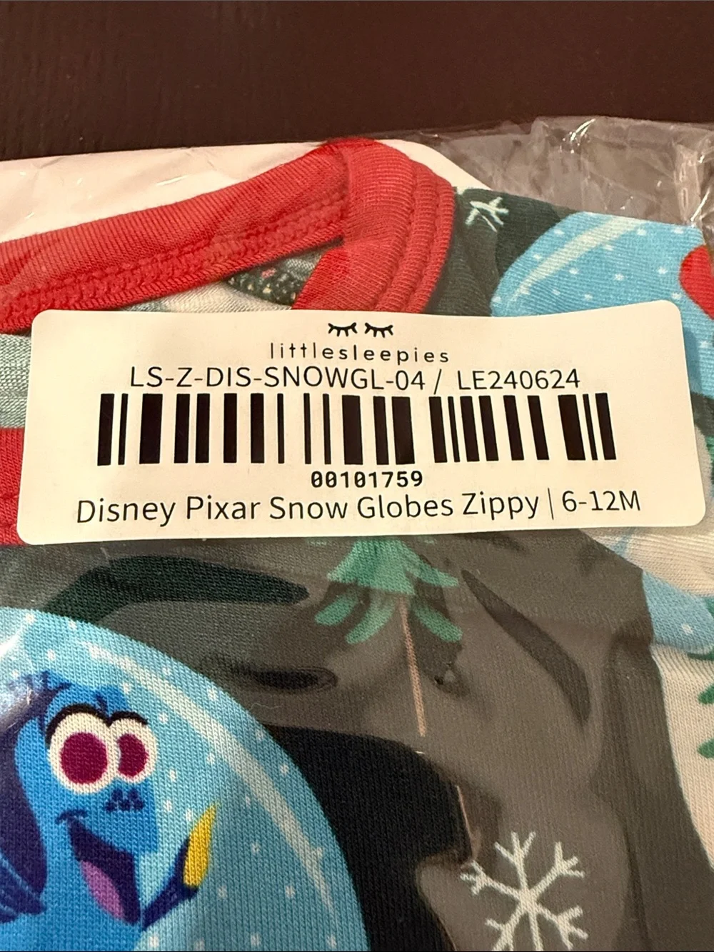 Little Sleepies Disney Pixar Snow Globes Zippy